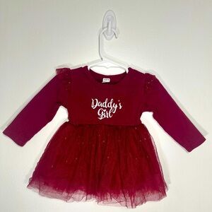 Red baby girl dress